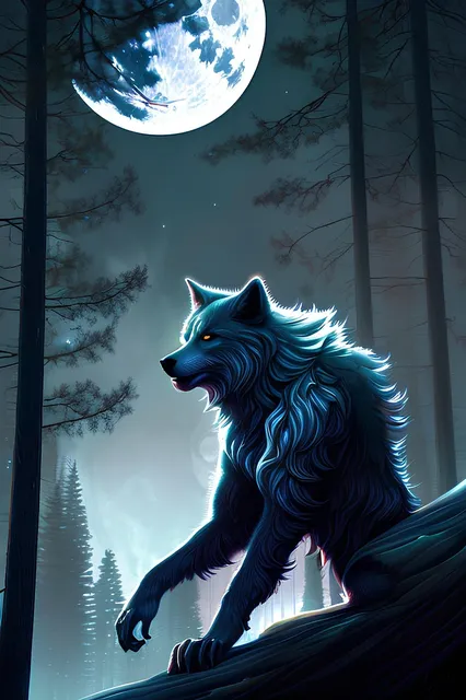 Wolfman Pin Up