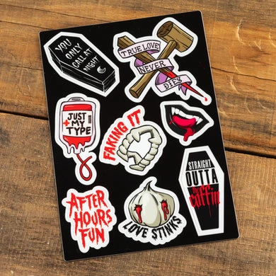 Vampire Sticker Sheet